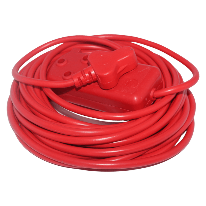 Red Extension Cord, 10 Meter SABS Approved Extension Lead - Durable Power Solution