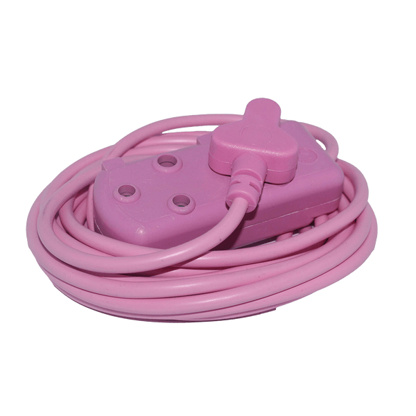 Extension Lead Mts 3 Mx1.5 Mm Pink Ele1080 Pink