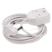 ELE1085P - EXTENSION LEAD MTS  5MX1.5MM WHITE