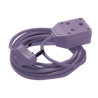 Purple 5-meter Extension Cord with SABS Approval - Safe Power Solution for Home & Office