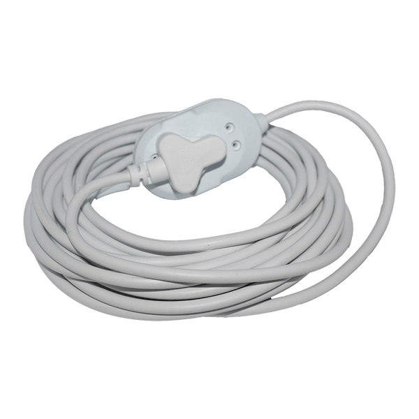 Extension Lead Mts 10 Mx1.5 Mm White Ele1090 P