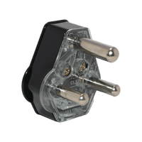 ELE1780 - MTS ELECTRIC PLUG TOP BLACK SOLID PIN