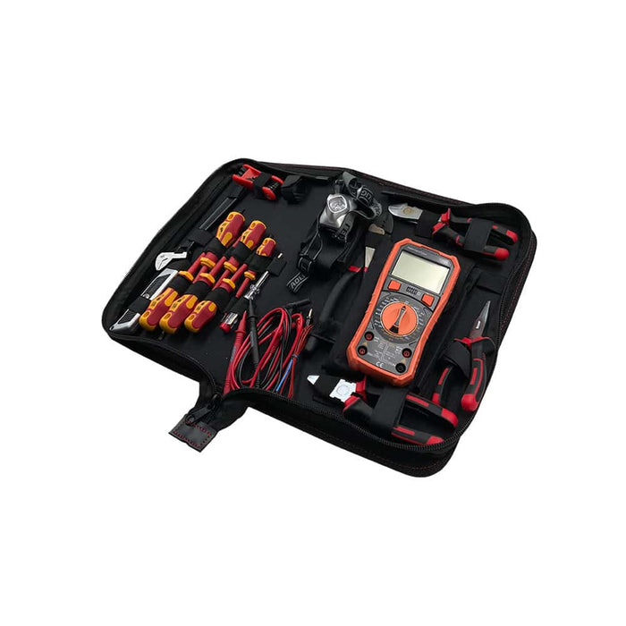 HellermannTyton 16 piece Toolkit Electrical With T235H Digital Multimeter ELECKT