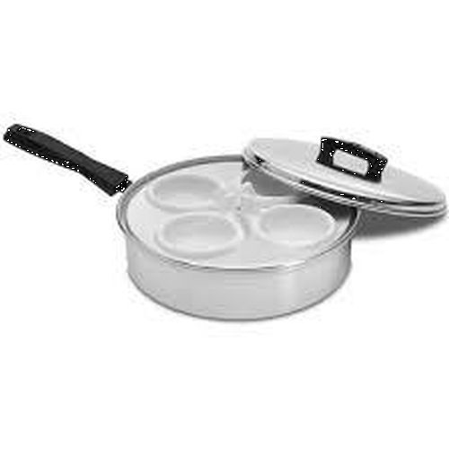 BCE Egg Poacher Aluminium - 4 Cup - EPA0004