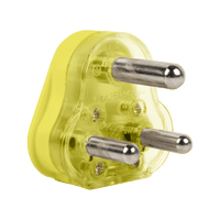 EPT02/YE - PLUG TOP 16A HOLLOW PIN YELLOW E/MATE