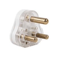 Plug Top 16 A Solid Brass Pin White Ept03