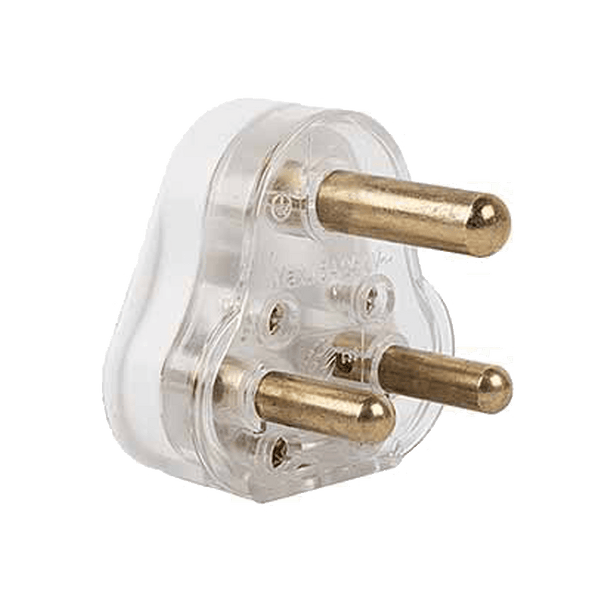 Plug Top 16 A Solid Brass Pin White Ept03