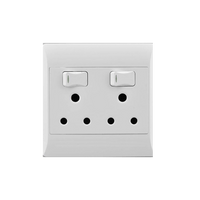 Socket E/Mate 4 X4 Single 16 A+Euro White Es025