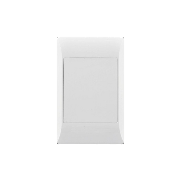 Socket E/Mate 2 X4 Blank Plate White Es032
