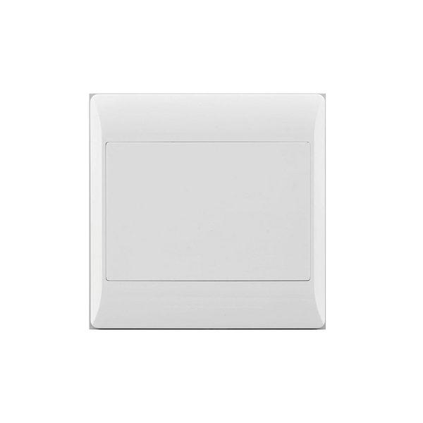 Socket E/Mate 4 X4 Blank Plate White Es033