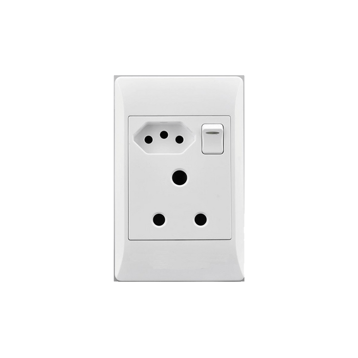Socket E/Mate 2 X4 16 A+Euro White Es034