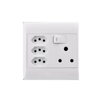 ES036 - SOCKET E/MATE 4X4 3XEURO+16A WHITE