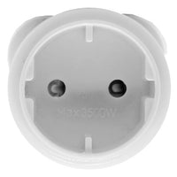 2-Pin Schuko to 16A 3-Pin Adaptor