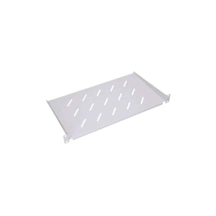 1U 19-inch Server Rack Shelf | Perforated Cabinet Tray for Network Equipment | Data Center Organization