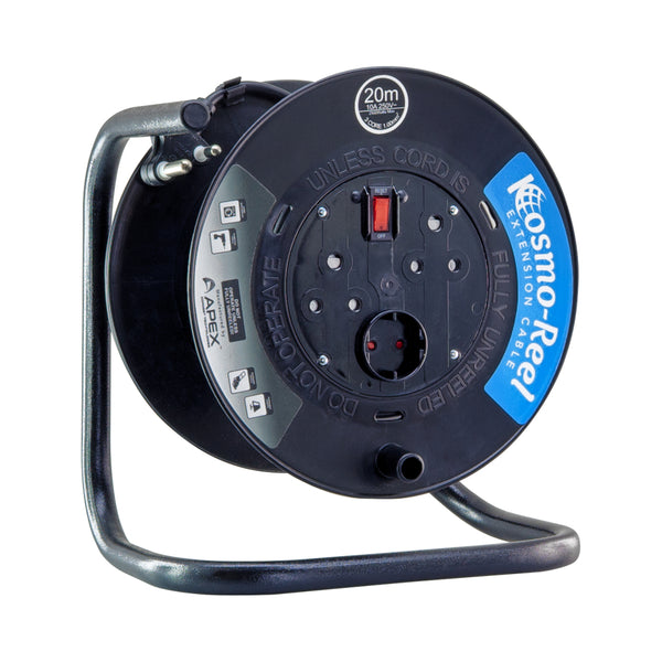 20M POWER EXTENSION REEL, 10A 3CORE 1.0MM - PWR-LEAD-REEL-20M