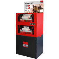 BESSEY One-Handed Clamps EZM-EZL Set | 4-Piece Woodworking Clamps | Quick-Release Clamps | DIY Tools