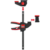 BESSEY One-Handed Table Clamp EZR - 584-015 306. Woodworking clamp for tables & guide rails (Festool, Bosch compatible)
