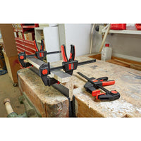 BESSEY One-Handed Table Clamp EZR - 584-015 306. Woodworking clamp for tables & guide rails (Festool, Bosch compatible)