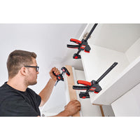 BESSEY One-Handed Table Clamp EZR - 584-015 306. Woodworking clamp for tables & guide rails (Festool, Bosch compatible)