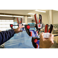BESSEY ONE-HANDED CLAMP EZS: Professional Woodworking Clamp | Quick Release, 2000N Force, 900mm Opening