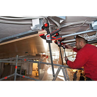 BESSEY One-Handed Clamp EZS, Model 584-031 - 300mm Throat Depth - Easy Grip, Powerful Clamping