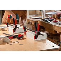 BESSEY One-Handed Clamp EZS 15-8 - Quick Action Clamp with 2000N Clamping Force and Spreading Feature