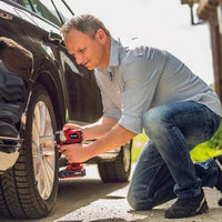 Einhell TE-CW 18 Li Brushless-Solo Cordless Impact Wrench. 18V Power X-Change. High Torque. Tire Changing Tool.