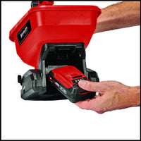 Einhell GE-US 18 Li-Solo Cordless Universal Spreader | Red & Black Handheld Seed Fertilizer Spreader