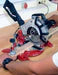 EINHELL MITRE SAW 210MM TC-MS 2112 - 1600W Single Bevel Power Tool. Woodworking Saw for Precise Cuts.