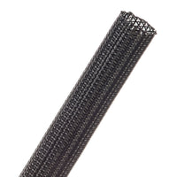 1M F6 360 BLACK TUBE BRAIDED SLEEVING (F360.75BK) - NET-SOCK-F360.75BK