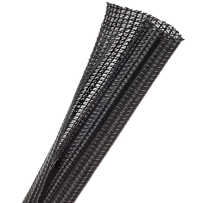 1M WRAPPABLE SPLIT BRAID 19MM BLACK (F6N0.75BK) - NET-SOCK-F6N0.75BK