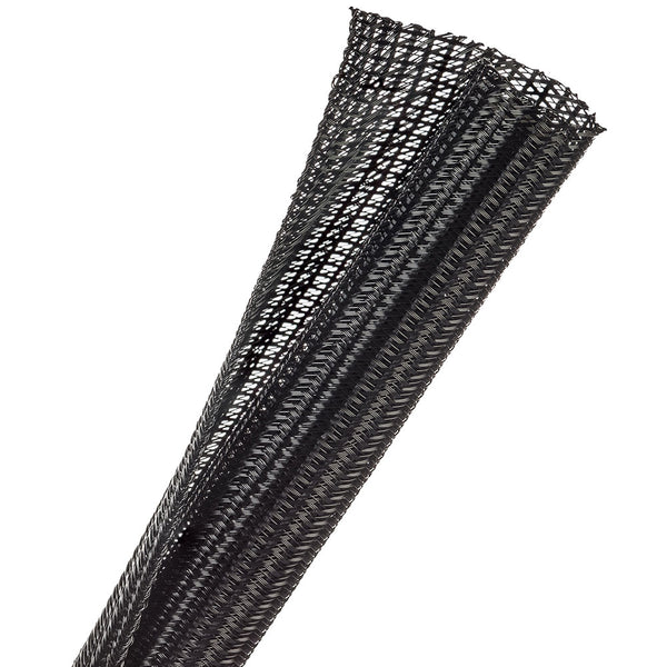 1M WRAPPABLE SPLIT BRAID 19MM BLACK (F6N0.75BK) - NET-SOCK-F6N0.75BK
