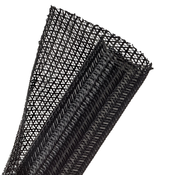 F6 SPLIT TUBE SEMI RIGID 38.1MM BLACK (F6N1.50BK) - NET-SOCK-F6N1.50BK