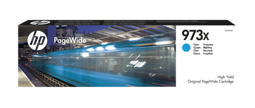 HP 973X Cyan PageWide Cartridge - High Yield Original - by Chavda.com