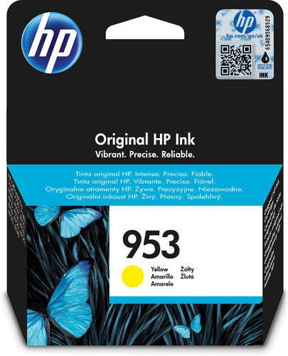 HP 953 Yellow Original Ink Cartridge - Genuine HP Ink for Vibrant Prints