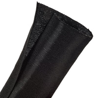 1M WOVEN SPLIT WRAP 50.8MM BLACK (F6W2.00BK) - NET-SOCK-F6W2.00BK