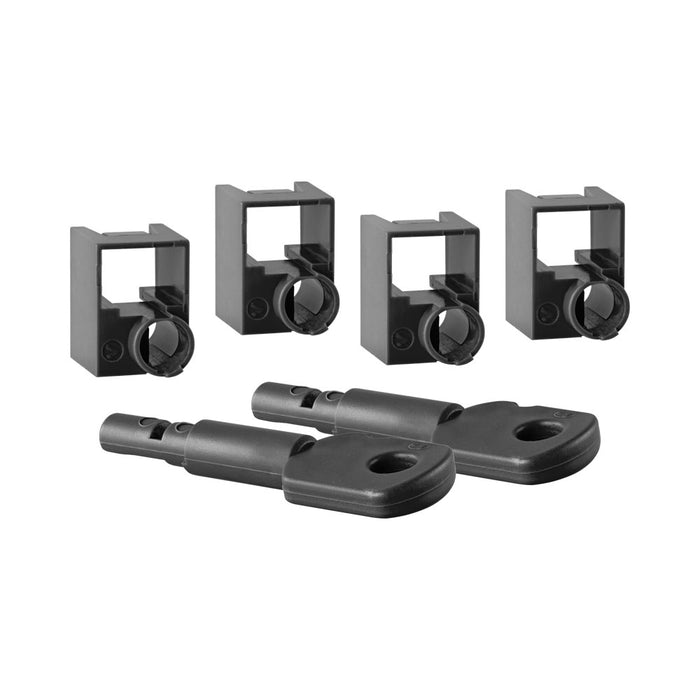 CABLE LOCK-PLUS 4 LOCKS-RJ45-(FA-5092-)BLACK - CNV-PLUG-LOCK-BLK