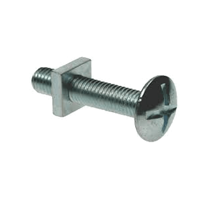FAS6235 - BOLTS+NUTS GUTTER M6X75 P/15