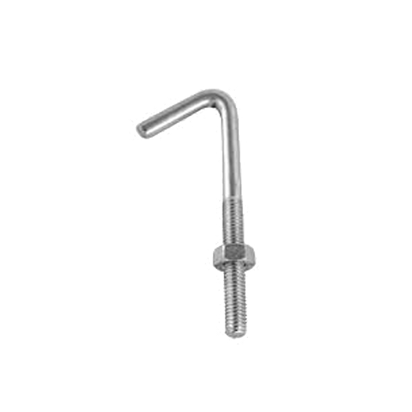 Hook Bolt M6x95 with Nut: J Bolt for Roofing and Hanging Objects
