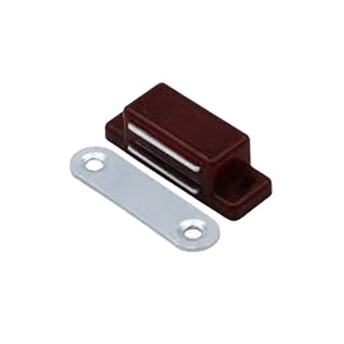 FAS65548 - FASCOR CATCH MAGNETIC PVC BROWN P/2