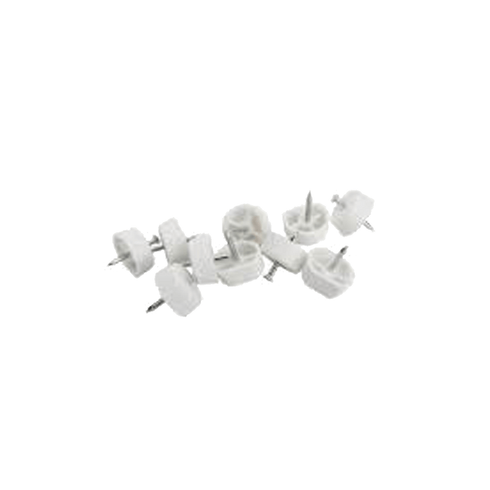 FAS65579 - FASCOR SHELF NAILS WHITE P/40