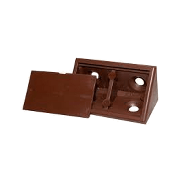 Fascor Corner Block Brown P/6 Fas65715
