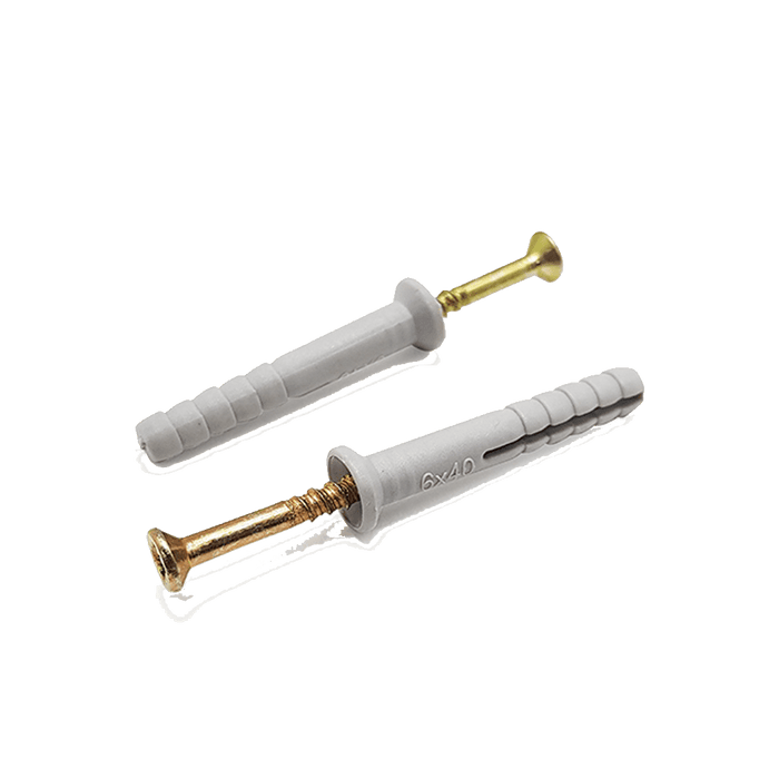 FAS6630 - NAIL-IN ANCHORS GREY M6X42 P/25