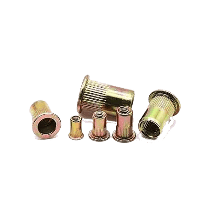 FAS7304 - RIVNUTS YELLOW ZINC PLATED 4MM P/10