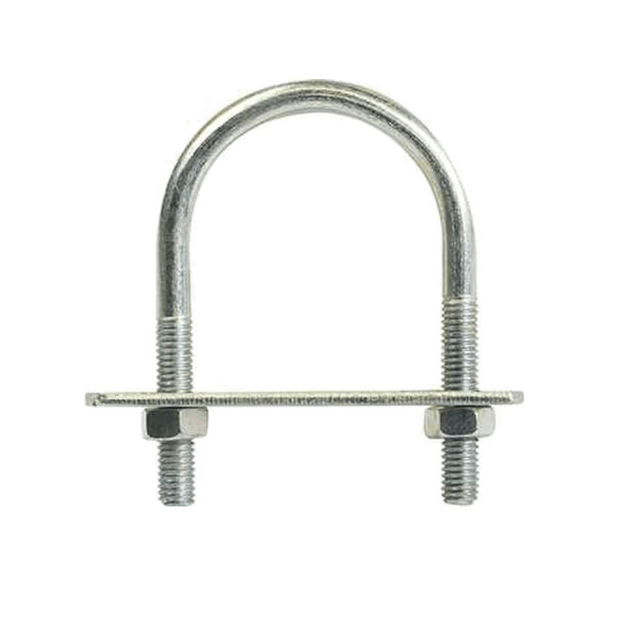 Galvanized U-Bolt 8x45mm - Pipe Support Fastener, chavda.com
