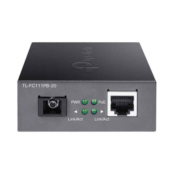 TP-LINK 10/100 MBPS RJ45 TO 100MBPS SM CONVERTER - NET-TL-FC111PB-20