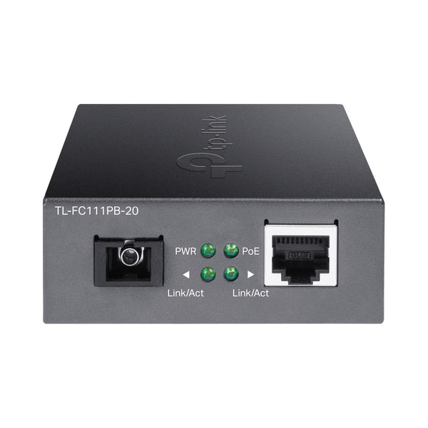 TP-LINK 10/100 MBPS RJ45 TO 100MBPS SM CONVERTER - NET-TL-FC111PB-20