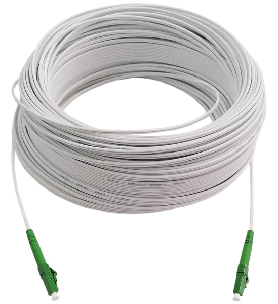 Scoop Fibre Outdoor Drop Cable 90M LC-LC APC 1Core