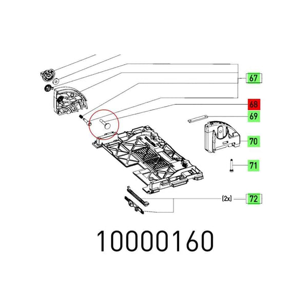 CLAMPING SCREW TSF 55 parts diagram. Replacement parts from chavda.com