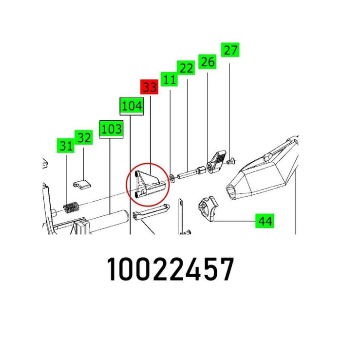 CLAMPING ELEMENT DF500 - Spare Part - Available at chavda.com